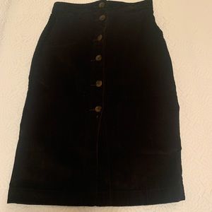 Wilfred corduroy skirt with buttons